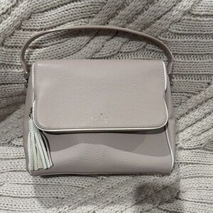 Kate Spade Light Blush/ almost Beige Leather Shoulder Bag